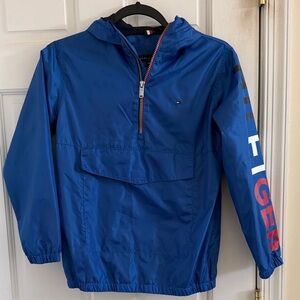 Tommy Hilfiger Kids' Blue Hooded Windbreaker!